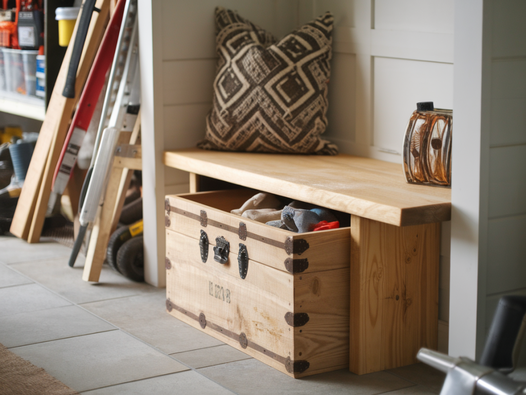 DIY : fabriquer un banc coffre sur-mesure pour optimiser le rangement dans une entrée étroite
