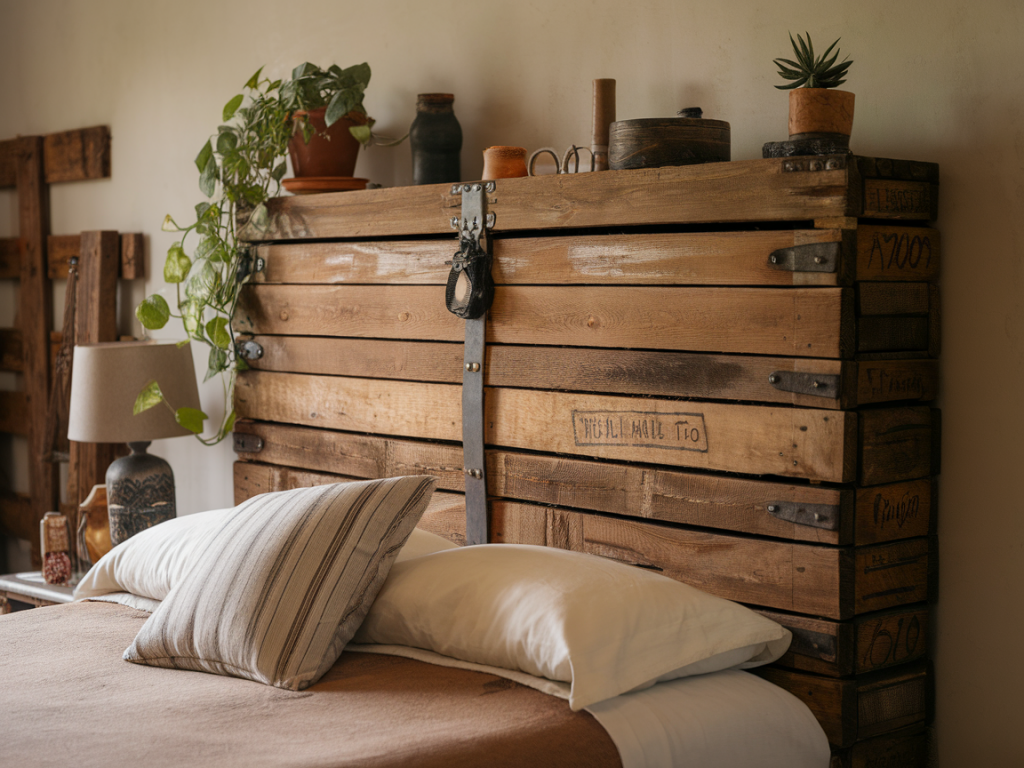 Comment fabriquer une tête de lit coffre avec des palettes pour gagner du rangement et du style