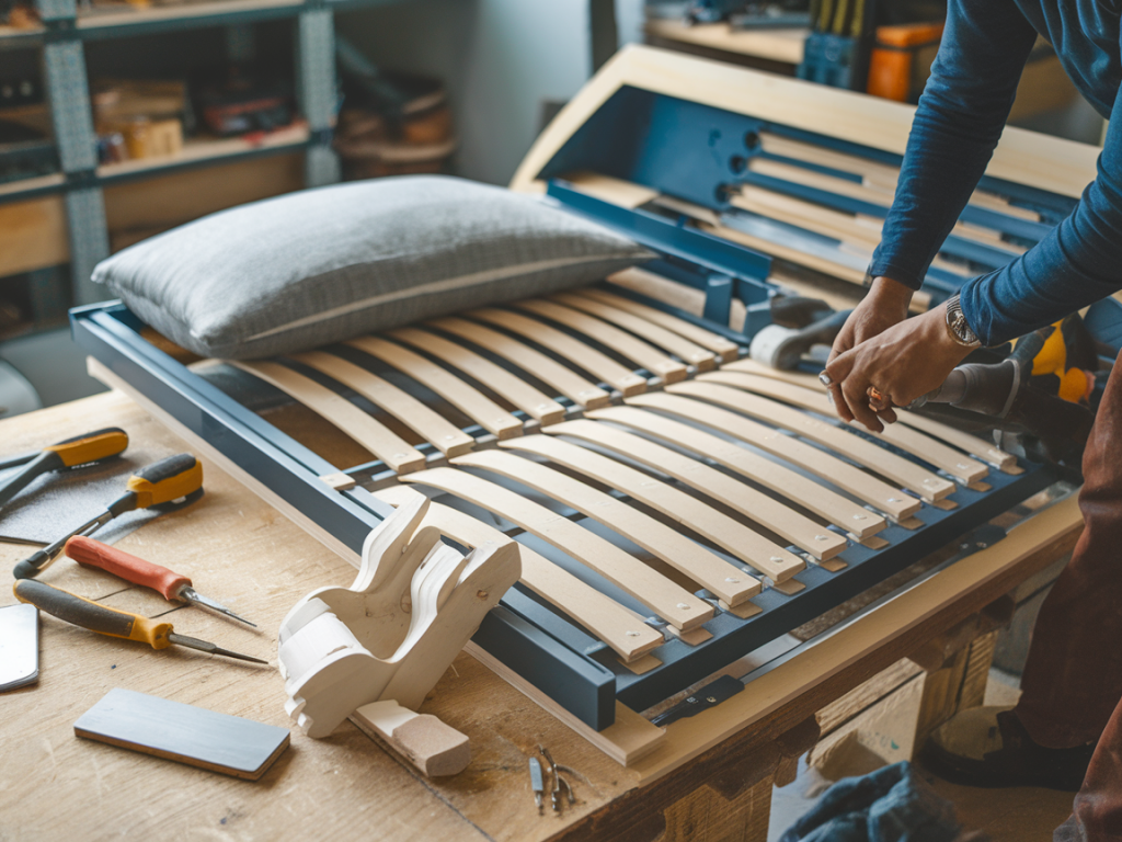 Fabriquer un lit escamotable solide et compact 140×1guide technique