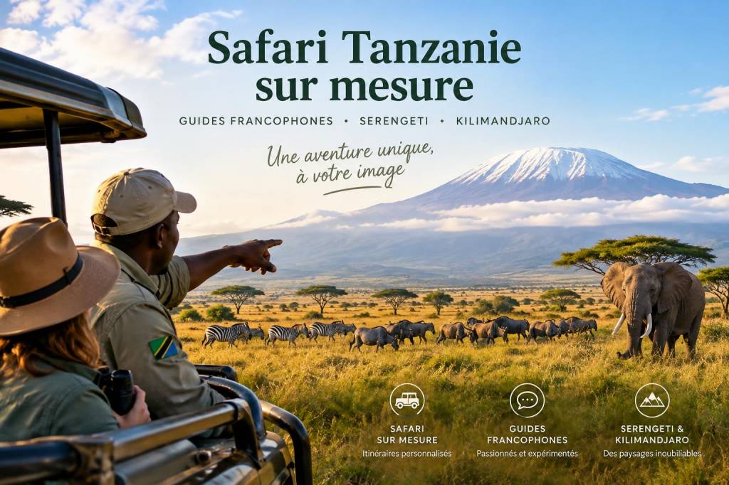Safari tanzanie sur mesure : guides francophones, serengeti, kilimandjar