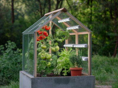 Comment installer un potager sous led sur 0,5 m² pour récolter tomates et herbes toute l'année sans erreur