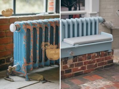 Tutoriel pour transformer un vieux radiateur en banc déco avec rangement : matériaux, étapes et astuces pour le sceller en toute sécurité