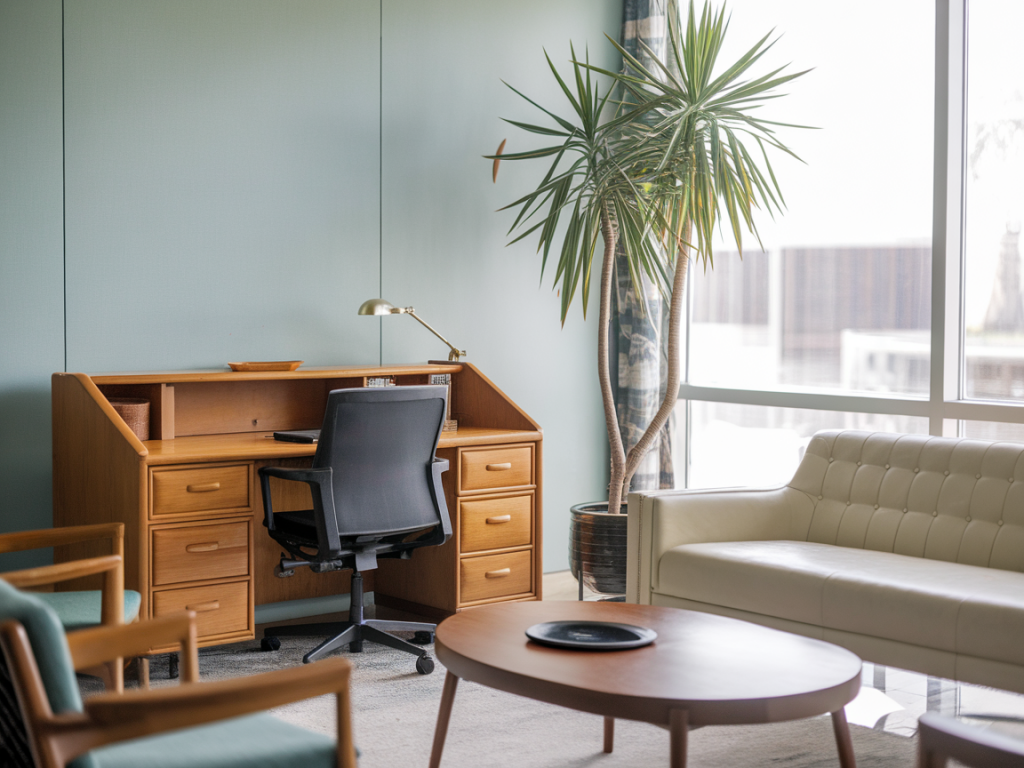 Comment aménager un coin télétravail dans un salon de 10 m² sans sacrifier l'esthétique ni le canapé